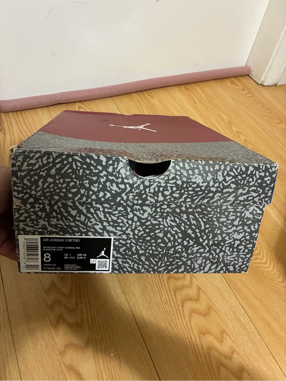 Jordan 3 carnibal red